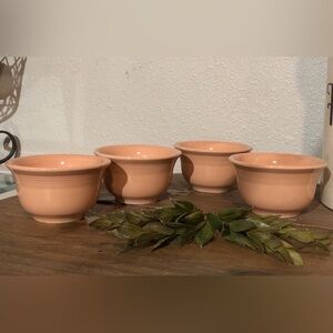 Set of 4~Fiesta APRICOT bouillon bowls